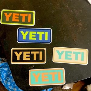 YETI outdoor brand stickers